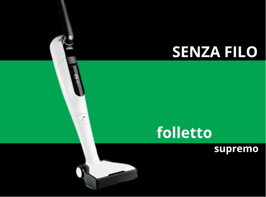 VORWERK FOLLETTO VK7S CON HD SENZA FILO A BATTERIA VK 7S