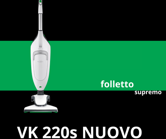 Aspirapolvere Folletto VK 220S  NUOVO Garantito 2 Anni con Spazzola Snodabile