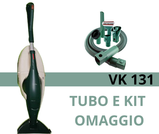 Aspirapolvere Folletto VK 131 con omaggio tubo e kit Garantito 2 Anni