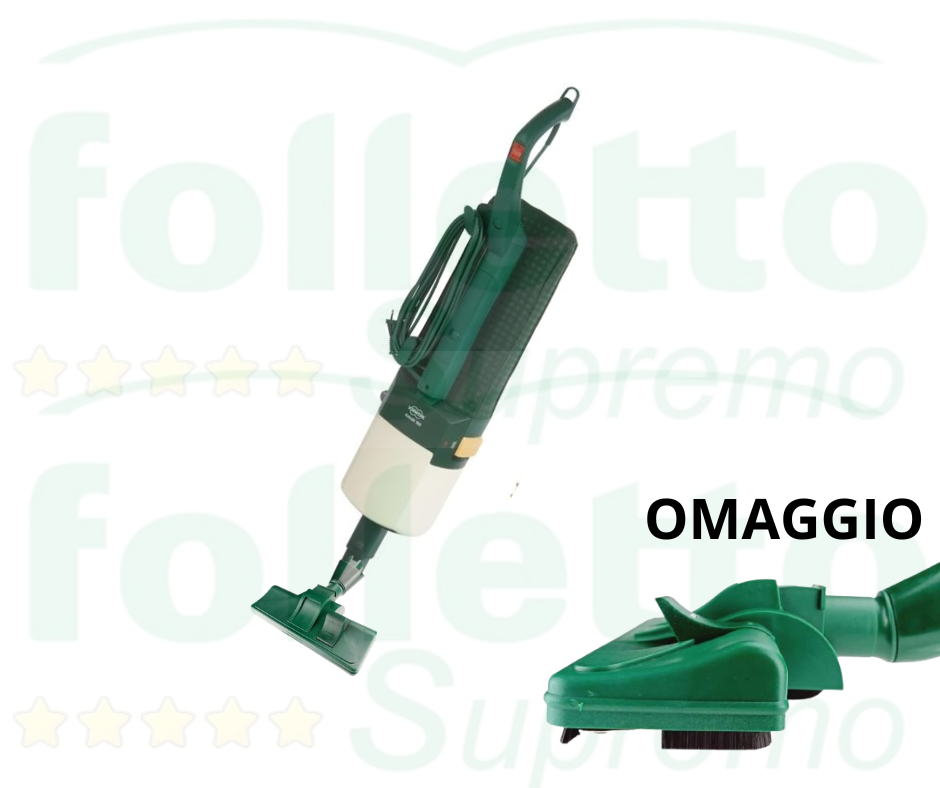 Aspirapolvere Folletto VK 121/122 Rigenerato Garantito 2 Anni + SPAZZOLA SNODABILE MULTIFUNZIONALE