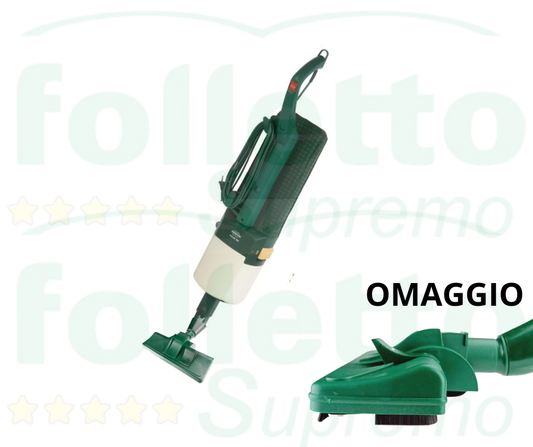 Aspirapolvere Folletto VK 121/122 Rigenerato Garantito 2 Anni + SPAZZOLA SNODABILE MULTIFUNZIONALE